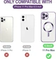 Чохол Wave Premium Metal Shining case with MagSafe (TPU) для Apple iPhone 11 Pro Max 6.5” Deep Purple - изображение 7