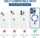 Чохол Wave Premium Metal Shining case with MagSafe (TPU) для Apple iPhone 13 Pro Max 6.7” Midnight Blue - изображение 7