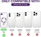 Чехол Wave Premium Metal Shining case with MagSafe (TPU) для Apple iPhone 16e 6.1” Deep Purple - зображення 7