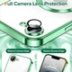Чохол Wave Premium Metal Shining case with MagSafe (TPU) для Apple iPhone 16e 6.1” Light Green - изображение 4
