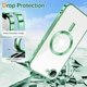 Чохол Wave Premium Metal Shining case with MagSafe (TPU) для Apple iPhone 16e 6.1” Light Green - изображение 5