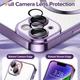 Чохол Wave Premium Metal Shining case with MagSafe (TPU) для Apple iPhone 13 14 6.1” Deep Purple - изображение 4
