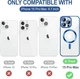 Чохол Wave Premium Metal Shining case with MagSafe (TPU) для Apple iPhone 15 Pro Max 6.7” Midnight Blue - изображение 7