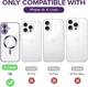 Чехол Wave Premium Metal Shining case with MagSafe (TPU) для Apple iPhone 16 6.1” Deep Purple - зображення 7