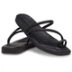 Шльопанці Crocs Miami Toe Loop Sandal W 38 Чорний 209862 - зображення 1