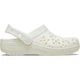 Женские сабо Crocs Classic Floral Cut-Out Clog 38 Белый 210927 - изображение 4