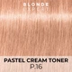 Крем-краска Indola Blonde Expert Pastel Cream Toner для перманентного тонирования волос в пастельный оттенок P.16 Ash Red 60 мл (4067971098845) - изображение 3