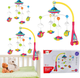 Karuzela do łóżeczka LEAN Toys Ufo Samoloty z projektorem i 108 melodiami 20453 (5905991027409) - obraz 3