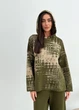 Свитшот женский вязаный ART KNIT оливковый Vibe, XL 035809 - изображение 1