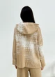 Свитшот женский вязаный ART KNIT бежевый Vibe, XL 035812 - изображение 5