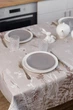 Скатерть на стол ПРОВАНС Flora, 120х132см 040480 - изображение 5