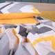 Простыня MirSon Бязь 17-0829 Zigzag ornament 150х220 см (2200011565712) - изображение 5