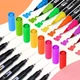 Двусторонние акварельные маркеры в пенале 48 шт, Color pencil / Набор скетч-маркеров для рисования - изображение 4