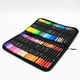 Двусторонние акварельные маркеры в пенале 48 шт, Color pencil / Набор скетч-маркеров для рисования - изображение 9