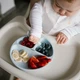 Мисочка на три секції силіконова з присоскою BabyOno блакитний - зображення 4