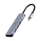 Многофункциональная док-станция USB-C 5-в-1 с HDMI 4K и PD 87Вт, серая - изображение 2