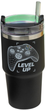 Kubek termiczny Paladone XBOX Gamer ze słomką 600 ml (5056577755725) - obraz 1