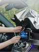 Зонтик сонцезахисний для авто лобового скла автомобіля шторка захисний від сонця - изображение 4
