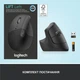 Мышка Logitech Lift Left Vertical Ergonomic Wireless/Bluetooth Graphite (910-006474) - изображение 3