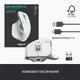 Мишка Logitech MX Master 3S Performance Wireless Mouse Bluetooth Pale Grey (910-006560) - зображення 7