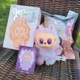 Мягкая игрушка брелок Labubu Pop Mart Big Into Energy Luck, коллекционная игрушка Лабубу 3 серии The Monsters, 16 см, фиолетовая - изображение 7