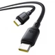 Зарядний кабель Baseus Silky Series Type-C to Type-C 100W 1m Black (P10377704113-00) - изображение 1