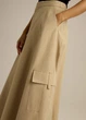 Юбка женская миди Diverse DULIA L Песочный (5905384144737) - изображение 3