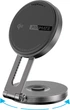 Автодержатель для телефона с беспроводной зарядкой Promate MagMate-1 Magnetic/Wireless 15W Black - изображение 2