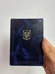 Футляр для нагород, медалей, орденів синій Тризуб 12*8.5*3 см - изображение 2