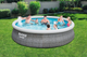 Basen Bestway Fast Set z pompą filtracyjną 57372 457 x 107 cm Szary (6942138984651) - obraz 3