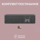 Клавіатура бездротова Logitech Signature Slim K950 US Graphite USB (920-012465) ( Сірий ) - зображення 10