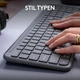 Клавіатура бездротова Logitech Signature Slim K950 US Graphite USB (920-012465) ( Сірий ) 22177 - зображення 11