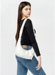 Жіноча сумка Хобо з екошкіри SAMBAG Біла (986030813) - зображення 9