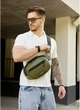 Мужская сумка через плечо из экокожи SAMBAG Хаки (9500301017) - изображение 1