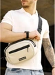 Мужская сумка через плечо из экокожи SAMBAG Серая (9520301017) - изображение 9