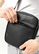 Чоловіча сумка месенджер через плече з екошкіри SAMBAG Чорна (906023719) - зображення 7
