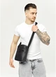 Мужская сумка мессенджер через плечо из экокожи Sambag Черная (912019723) - изображение 4
