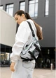 Большая тканевая женская поясная сумка бананка SAMBAG принт Leaves (1120038721) - изображение 2