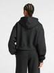 Толстовка на молнии женская New Balance Linear Full Zip WJ53509BK S Черная (198686045320) - изображение 2