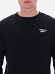 Лонгслів чоловічий Reebok Enzo Small Logo Crew 100240835 XL Чорний (1200175432616) - зображення 4
