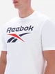 Koszulka męska bawełniana Reebok Bruno Big Logo Crew Neck Ss 100240889 2XL Biała (1200175459545) - obraz 4