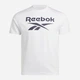 Футболка бавовняна довга чоловіча Reebok Chad Big Logo Crew Neck Ss 100240898 XL Біла (1200175464495) - зображення 4