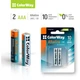 Батарейка ColorWay AAA LR03 Alkaline Power (лужні) * 2 blister (CW-BALR03-2BL) - зображення 2