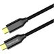 Дата USB-C кабель USB-C 1.0m USB3.2 (20Gbps 4K PD100W) Gen2 5А black ColorWay - зображення 1