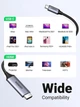 Кабель Type-C to HDMI UGREEN Cable 4K@60Hz 1.5m Gray/Black (MM142) - зображення 4