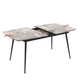 Стіл YENSE 125-165x80 Cosmos Glossy - зображення 3