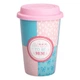 Стакан керамический 420 (мл) с силиконовой крышкой Blessed to be mom RX-N240288BM (A-033436) - изображение 1