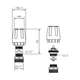 Кран термостатичний Thermo Alliance Standart 1/2"х3/4" з ручкой для колектора SFE009 - зображення 2