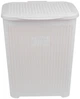 Корзина для белья Violet House 47 х 33.5 х 40 см 45 л White (1007 Виолетта WHITE 45 л) - изображение 2