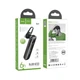 Беспроводная Bluetooth гарнитура HOCO E63 Diamond business BT headset |Bluetooth 5.0, до 6 часов работы, 70 мАч, в правое или левое ухо, для звонков, работы, во время вождения, прослушивания музыки, со встроенным микрофоном| Черный - изображение 4